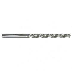 4mm Dia. - HSS Parabolic Taper Length Drill-130° Point-Coolant-Bright - A1 Tooling