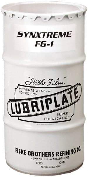 Lubriplate - 120 Lb Drum Calcium Extreme Pressure Grease - Tan, Extreme Pressure, Food Grade & High/Low Temperature, 440°F Max Temp, NLGIG 1, - A1 Tooling