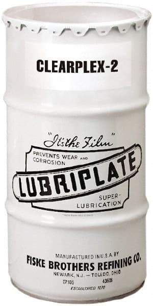 Lubriplate - 120 Lb Drum Aluminum Medium Speeds Grease - Translucent, Food Grade, 400°F Max Temp, NLGIG 2, - A1 Tooling