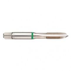 M20x2.5 6H 4-Flute Cobalt Green Ring Spiral Point Plug Tap-Bright - A1 Tooling