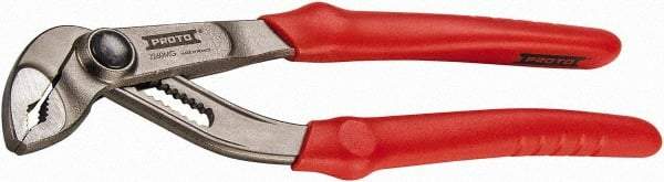 Proto - 9-27/32" OAL, 1-5/8" Max Capacity, 54mm Jaw Length, 12 Position Tongue & Groove Pliers - Slim Head - A1 Tooling