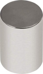 Mag-Mate - 1/4" Diam x 1/2" High Neodymium Rare Earth Magnet - 3.87 Lb Max Capacity, 180°F Max, Nickel Plated - A1 Tooling