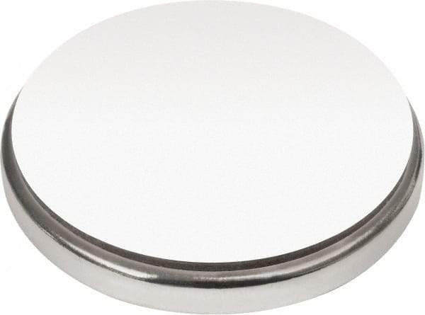 Mag-Mate - 1" Diam x 1/8" High Neodymium Rare Earth Magnet - 37.3 Lb Max Capacity, 180°F Max, Nickel Plated - A1 Tooling