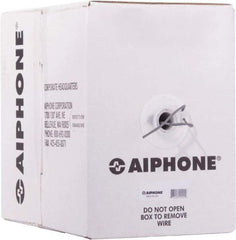 Aiphone - 18 AWG, 2 Wire, 1,000' OAL Unshielded Automation & Communication Cable - Polyethylene Insulation, 0.04" OD - A1 Tooling