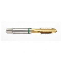 41168 2B -Flute Cobalt Green Ring Spiral Point Plug Tap-TiN - A1 Tooling