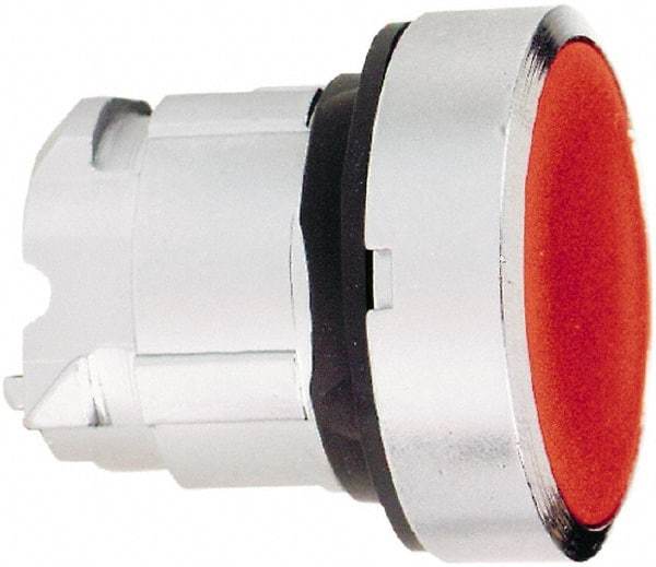 Schneider Electric - 22mm Mount Hole, Flush, Pushbutton Switch Only - Round, Orange Pushbutton, Illuminated, Momentary (MO) - A1 Tooling