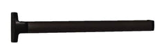 Falcon - 2' 6" to 3' 4-1/2" Door Width Concealed Vertical Rod Push Bar - Dark Bronze Finish - A1 Tooling