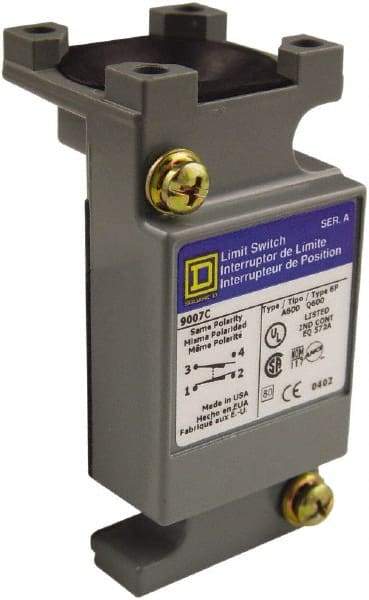 Square D - 4.2 Inch Long, Zinc Body, Limit Switch Plug In Unit - For Use with 9007, 9007C - A1 Tooling