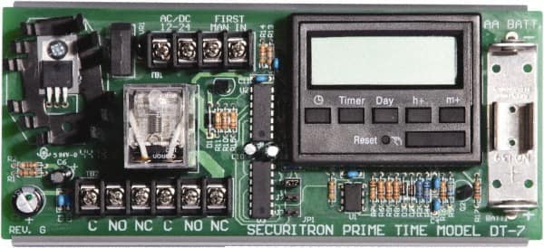 Securitron - 1 sec to 24 hr Digital Electrical Timer - 12 to 24 VDC/24 VAC, - A1 Tooling