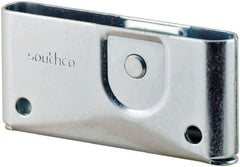 Made in USA - 1-3/4" Long x 0.64" Wide x 3.69" High, Draw Latch - Zinc Plated Steel, with Plain Steel Finish - A1 Tooling