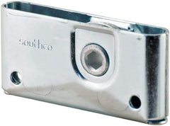 Made in USA - 1-3/4" Long x 0.64" Wide x 3.69" High, Draw Latch - Zinc Plated Steel, with Plain Steel Finish - A1 Tooling