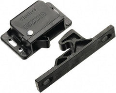 Made in USA - 2.83" Long x 0.67" Wide x 1.05" High, Grabber Catch Latch - Plastic, with Black Finish - A1 Tooling