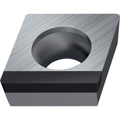 Walter - CCGW FSR-9 Grade WDN10 Turning Insert - Polycrystaline Diamond Finish, 80° Rhombic, 9.53mm Inscr Circle, 3.97mm Thick, 0.8mm Corner Radius - A1 Tooling