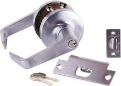 Arrow Lock - Storeroom Lever Lockset - 2-3/4" Back Set, Steel, Brushed Chrome Finish - A1 Tooling