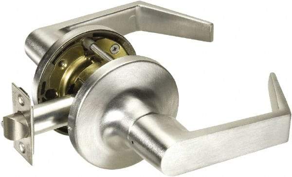 Yale - Privacy Lever Lockset - 2-3/4" Back Set, Steel, Brushed Chrome Finish - A1 Tooling