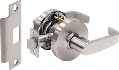 Sargent - Passage Lever Lockset - 2-3/4" Back Set, Steel, Brushed Chrome Finish - A1 Tooling