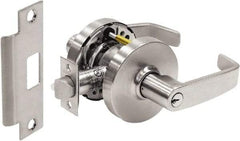 Sargent - Storeroom Lever Lockset - 2-3/4" Back Set, Steel, Brushed Chrome Finish - A1 Tooling