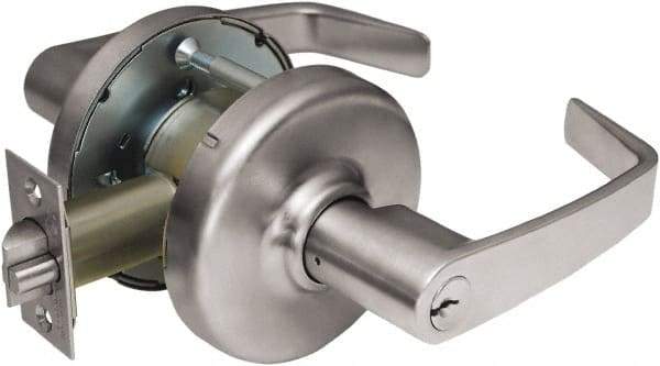 Corbin Russwin - Passage Lever Lockset - 2-3/4" Back Set, Steel, Brushed Chrome Finish - A1 Tooling