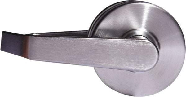 Arrow Lock - Entry Lever Lockset - 2-3/4" Back Set, Steel, Brushed Chrome Finish - A1 Tooling