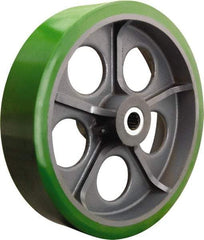 Hamilton - 20 Inch Diameter x 5 Inch Wide, Polyurethane on Cast Iron Caster Wheel - 9,000 Lb. Capacity, 5-1/4 Inch Hub Length, 1-1/2 Inch Axle Diameter, Straight Roller Bearing - A1 Tooling