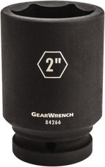 GearWrench - 1" Drive 2-1/8" Deep Impact Socket - 6 Points, 4-1/4" OAL - A1 Tooling