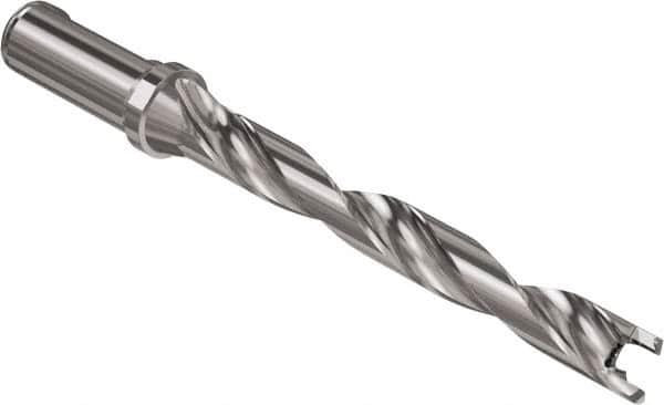 Seco - Crownloc Plus Series, 15 Head Connection, 8xD, 5/8" Shank Diam, Drill Body - 153.2mm Body to Flange Length, SD408 Toolholder, 15mm Nose Diam, 138.2mm Flute Length - A1 Tooling