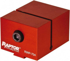 Raptor Workholding - 3/4" Jaw Width, 1.82" High x 2.35" Long x 2.95" Wide Dovetail Vise - For Use with 4 & 5 Axis Workholding Systems - A1 Tooling