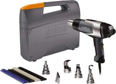 Steinel - 120 to 1,200°F Heat Setting, 4 to 13 CFM Air Flow, Heat Gun Kit - 120 Volts, 13.5 Amps, 1,600 Watts, 6' Cord Length - A1 Tooling