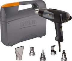 Steinel - 120 to 1,100°F Heat Setting, 4 to 13 CFM Air Flow, Heat Gun Kit - 120 Volts, 13.2 Amps, 1,500 Watts, 6' Cord Length - A1 Tooling