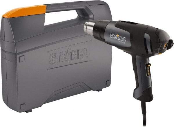 Steinel - 120 to 1,100°F Heat Setting, 4 to 13 CFM Air Flow, Heat Gun - 120 Volts, 13.2 Amps, 1,500 Watts, 6' Cord Length - A1 Tooling