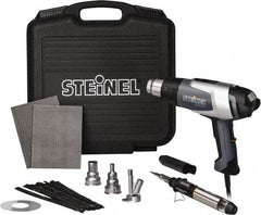 Steinel - 120 to 1,200°F Heat Setting, 4 to 13 CFM Air Flow, Heat Gun Kit - 120 Volts, 13.5 Amps, 1,600 Watts, 6' Cord Length - A1 Tooling