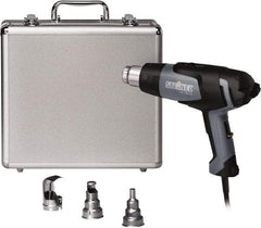 Steinel - 120 to 1,100°F Heat Setting, 1 to 13 CFM Air Flow, Heat Gun Kit - 120 Volts, 13.2 Amps, 1,600 Watts, 6' Cord Length - A1 Tooling