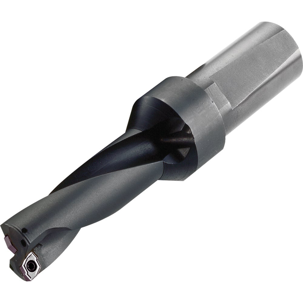 Kyocera - Indexable Insert Drills; Drill Style: DRZ ; Drill Diameter (Decimal Inch): 1.4180 ; Maximum Drill Depth (Inch): 4.25 ; Shank Type: Cylindrical ; Shank Diameter (Inch): 1.25 ; Cutting Direction: Right Hand - Exact Industrial Supply