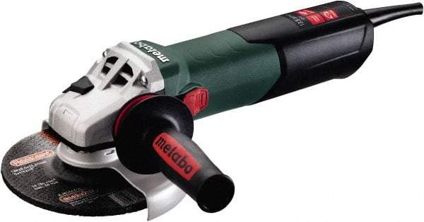 Metabo - 6" Wheel Diam, 2,000 to 7,600 RPM, Corded Angle & Disc Grinder - 5/8-11 Spindle, 13.5 Amps - A1 Tooling