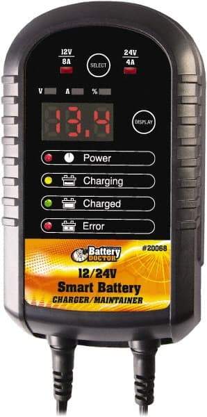 Battery Doctor - 12/24 Volt Automatic Charger/Maintainer - 4 Amps/8 Amps - A1 Tooling