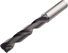 Seco - 6.2mm 140° Solid Carbide Jobber Drill - TiAlN Finish, Right Hand Cut, Spiral Flute, Straight Shank, 91mm OAL, Cone Relief Point - A1 Tooling