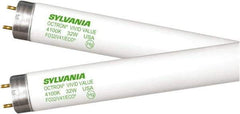 SYLVANIA - 32 Watt Fluorescent Tubular Medium Bi-Pin Lamp - 5,000°K Color Temp, 2,500 Lumens, T8, 22,000 hr Avg Life - A1 Tooling