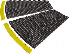 Notrax - 3' Long x 28" Wide x 5/8" Thick, Anti-Fatigue Modular Matting Tiles - 4 Interlocking Sides, Black, For Dry Areas, Series 446 - A1 Tooling