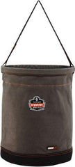 Ergodyne - 1 Pocket Gray Canvas Tool Bucket - 16" Wide x 16" Deep x 20" High - A1 Tooling