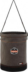 Ergodyne - 1 Pocket Gray Canvas Tool Bucket - 12-1/2" Wide x 12-1/2" Deep x 17" High - A1 Tooling