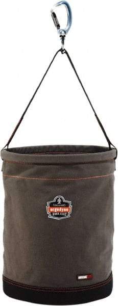 Ergodyne - 1 Pocket Gray Canvas Tool Bucket - 16" Wide x 16" Deep x 20" High - A1 Tooling