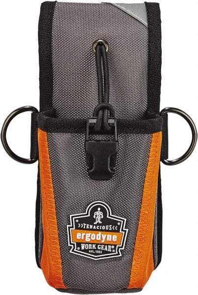 Ergodyne - Radio Holster with 1 Pocket - Ballistic Polyester, Gray - A1 Tooling