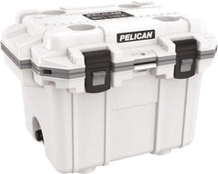 Pelican Products, Inc. - 30 Qt Cooler - Polypropylene, White/Gray - A1 Tooling