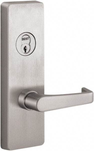 Stanley - Satin Stainless Steel Finish, Steel Lever Trim - Nonhanded, For Exit Devices - A1 Tooling