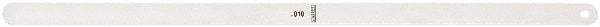 Starrett - Feeler Gages   Thickness (Decimal Inch): 0.0100    Leaf Length (Inch): 12 - A1 Tooling