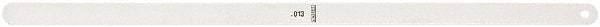 Starrett - Feeler Gages   Thickness (Decimal Inch): 0.0130    Leaf Length (Inch): 12 - A1 Tooling