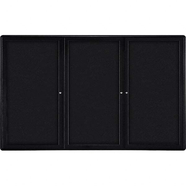 Ghent - Cork Bulletin Boards Style: Enclosed Fabric Bulletin Board Color: Black - A1 Tooling