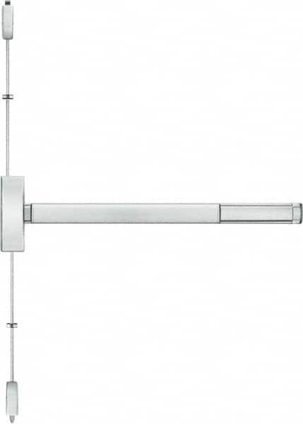 Stanley - Left & Right Hand, Surface Vertical Rod - Satin Stainless Steel Finish, 28 to 36" Door Width, Grade 1 - A1 Tooling