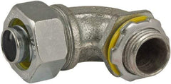 Hubbell-Raco - 1/2" Trade, Steel & Malleable Iron Angled Liquidtight Conduit Connector - A1 Tooling