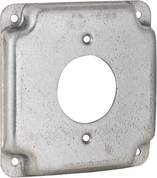 Hubbell-Raco - Electrical Outlet Box Steel Cover - Includes Mounting Hardware - A1 Tooling